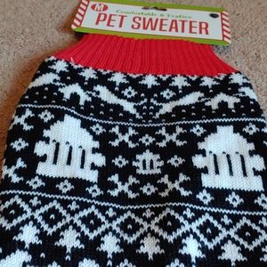 Pet Sweater.  Medium.  Length 12_15 in.  NEW SALE